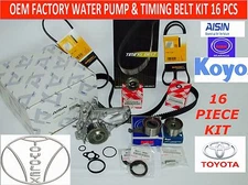 NEW TOYOTA CAMRY RAV4 2.0 & 2.2L COMPLETE OEM TIMING BELT WATER PUMP KIT 18 PCS