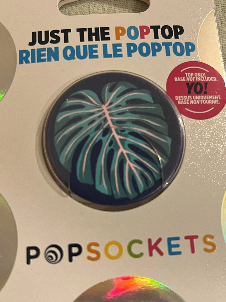 Genuine Popsockets Swappable Just The PopTop - VINTAGE PALM LEAF POPSOCKETS - Image 3 of 3