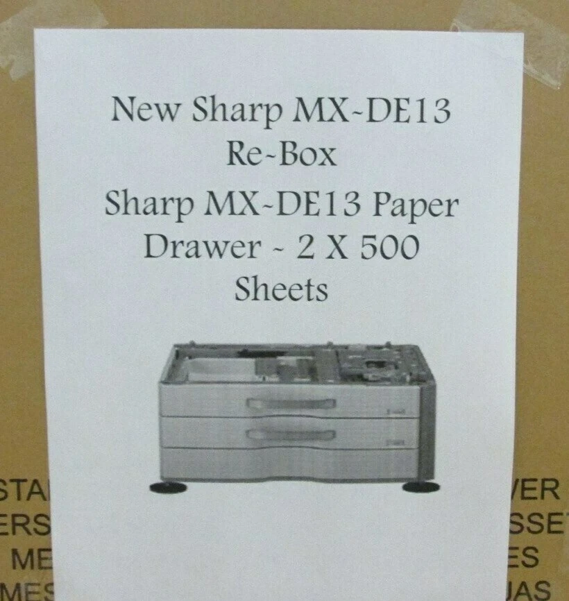 Sharp MX-DE13 Paper Drawer - 2 X 500 Sheets for a Sharp MX-2610N, 3110N (RE-BOX) - Image 4 of 4