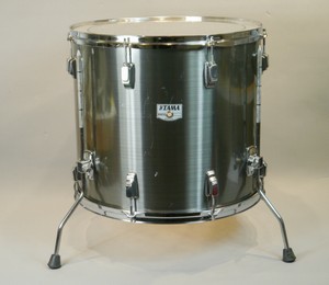 Vintage Tama 18 Floor Tom Swingstar Made In Japan Brushed Chrome