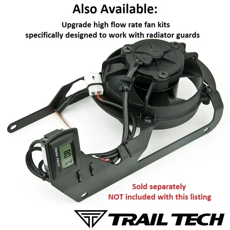 Trail Tech 0150-RB02 Black Aluminium Radiator Guard Kit Husaberg TE300 2012-2014 - Image 4 of 4