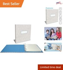 Extra Large Padded Photo Album - Versatile - Magnetic Self-Stick - 100 Pages