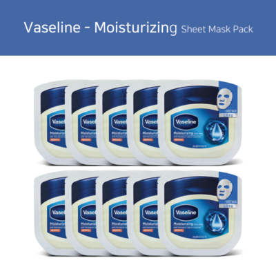 Vaseline Moisturizing Sheet Mask Pack 10 pcs | eBay