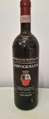 Rotwein Brunello di Montalcino, Jahrgang 1985