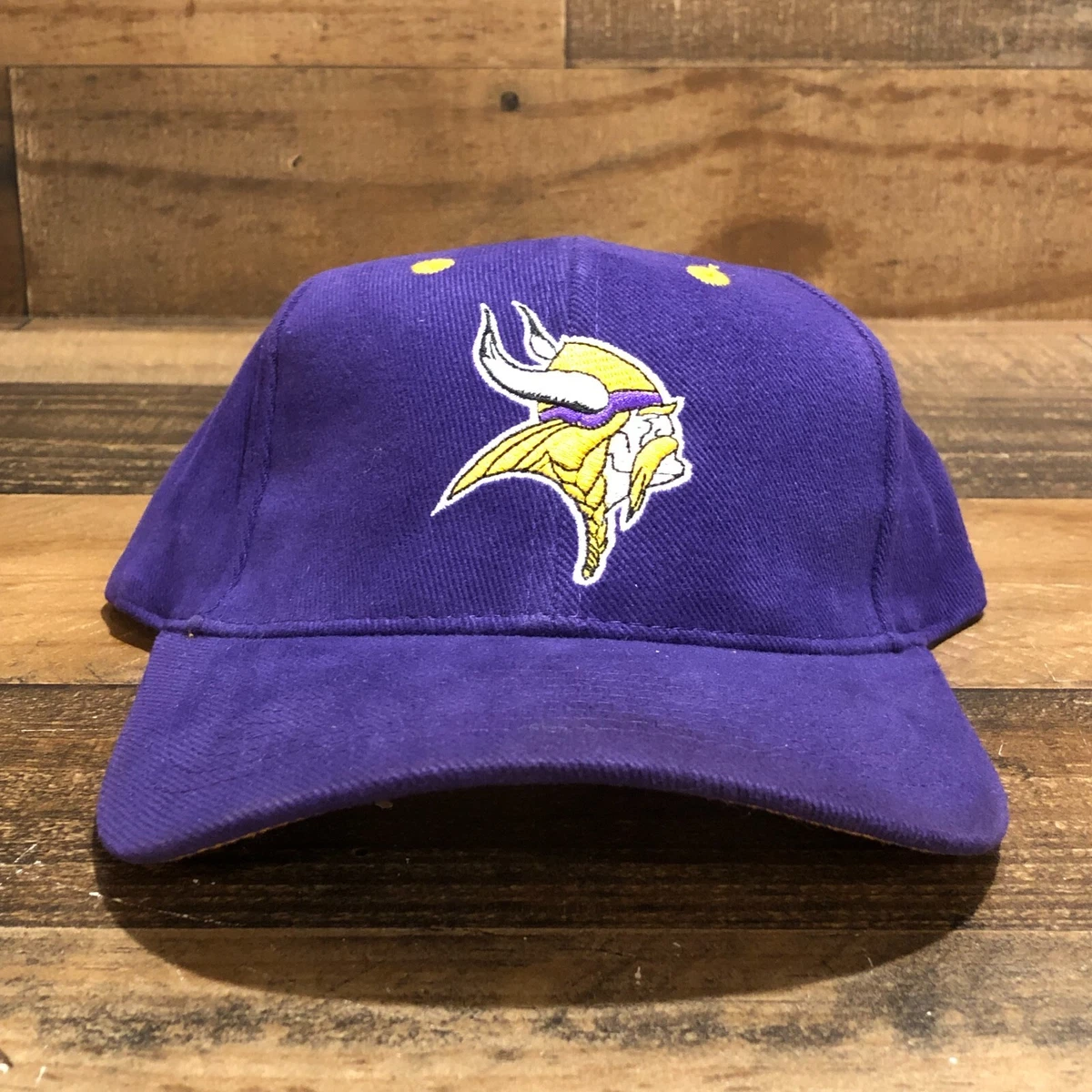 Vintage Minnesota Vikings Hat Strapback Cap Men Y2K NFL Football Low Profie NWT