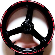 Custom Gp Rim Stripe Wheel Decal Tape Sticker Suzuki Racing Gsxr 600 750 1000