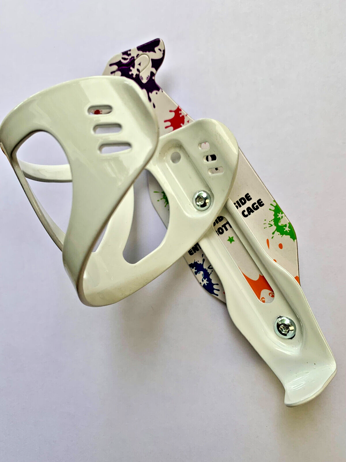 Frog Bikes Reversible Side Entry Bottle Cage White