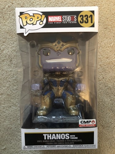 Funko Pop Marvel Thanos With Throne EMP 