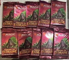 10 Lot Magic The Gathering MTG THRONE OF ELDRAINE Collector Edition Booster PACK