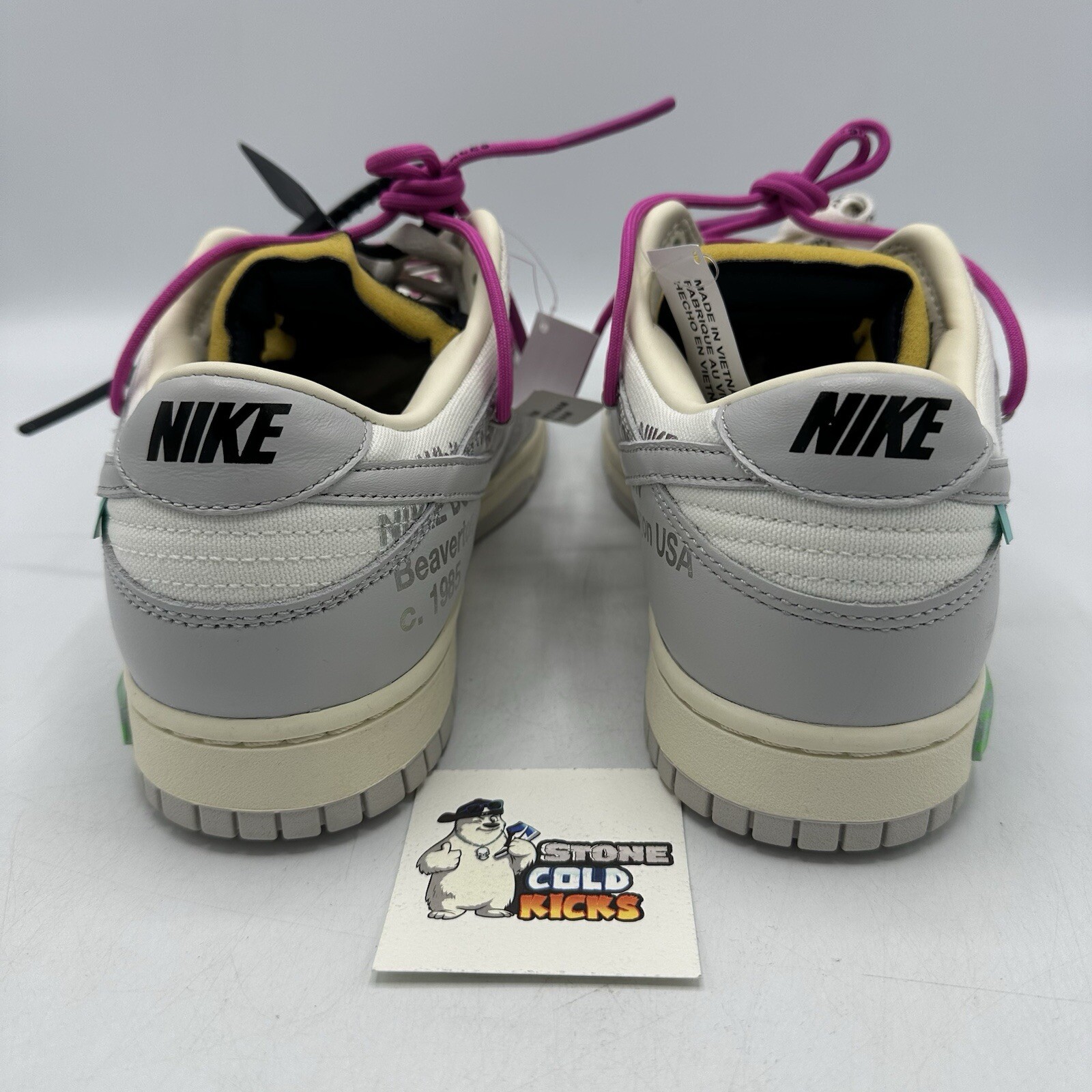 OFF WHITE X NIKE Nike Off White x Dunk Low 'Lotto 30 di 50' DM1602 122 Taglia 10 5