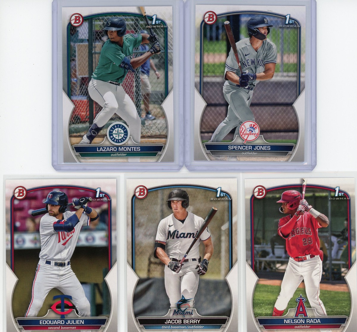 2023 Bowman Top Prospects 1st Bowman 5 Card Lot | eBay
