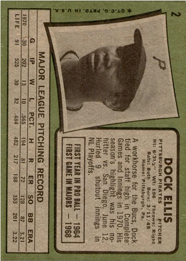 DOCK ELLIS 71## BUY 5 GET 1 FREE ## or 30% OFF 12 OR MORE - Image 2 of 2