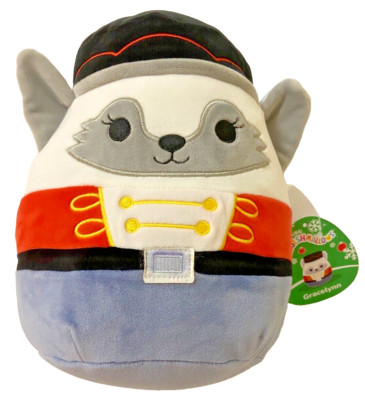 GRACELYNN Nutcracker Uniform Squishmallows 8'' Plush NWT