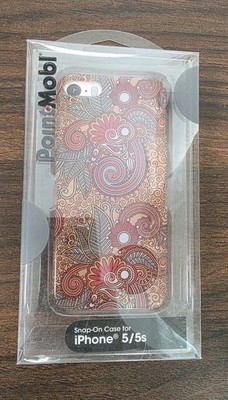PointMobl Floral Paisley Snap-On Case For iPhone 5 / 5s Hard Protective Cover