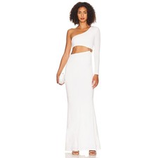 Nookie Tia Ring Gown Dress Formal Bridal Wedding Party Graduation Evening L