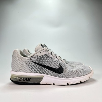 Nike Air Max Sequent Grey Running Shoes Sneakers 852465-001
