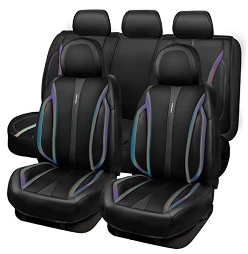 Nappa Leather Car Seat Covers, Durable Waterproof Luxury Universal for SUV
