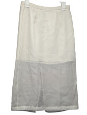 A New Day Cream Ivory Light Weight Skirt Women's Size 8 New