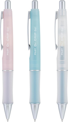 Dr. Grip Serenity Refillable and Retractable 3 Pack Gel Pens, Fine Point 0.7Mm, 