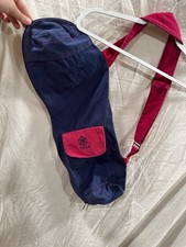 Gaiam Yoga Mat Bag Carrier Sling Blue/pink Full Zip