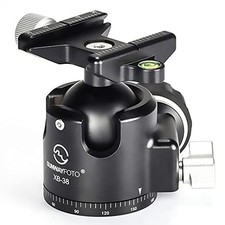 SUNWAYFOTO XB-38 Low Profile Tripod Ball Head Arca/RRS Compatible