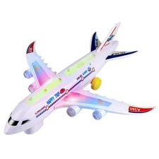 Airplane Toys for Kids Toddler Toy Plane with LED Flashing Lights Aircraft Gift