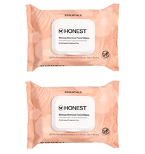Honest Fragrance-Free Cleansing Makeup Remover Facial Wipes 30ct, 2pk = 60 wipes
