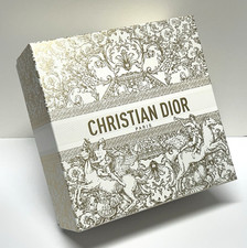 Christian Dior Holiday Gift Box Empty Luxury Storage Box Gold White Designer Pac