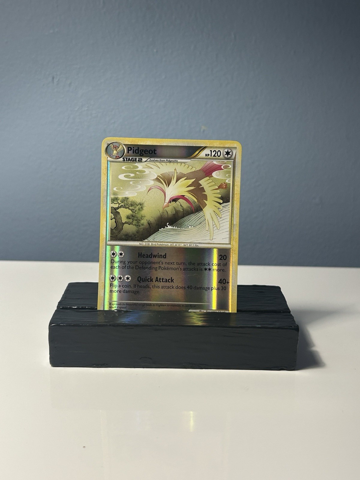 Pidgeot 29/102 Reverse Holo Heart Gold Soul Silver Triumphant Pokemon 2010