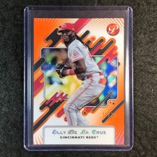2025 Topps Pristine Baseball ELLY DE LA CRUZ Base Orange 12/25 #50
