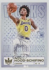 2023-24 Panini Court Kings Works in Progress Jalen Hood-Schifino #5 5i2