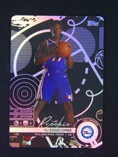2025 Topps Match Attax VJ Edgecombe #123 RC Rookie Black Uncommon