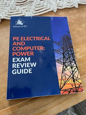 PE Electrical and Computer Power Exam Review Guide School Of  PE 2021