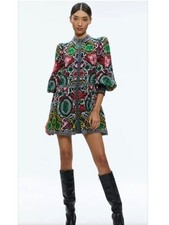 Alice + Olivia Bertha Long Sleeve Dress.