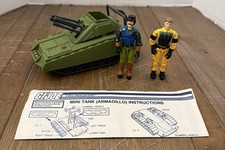 1995 GI Joe Armadillo Complete Vehicle With Blueprints And 2 Figures