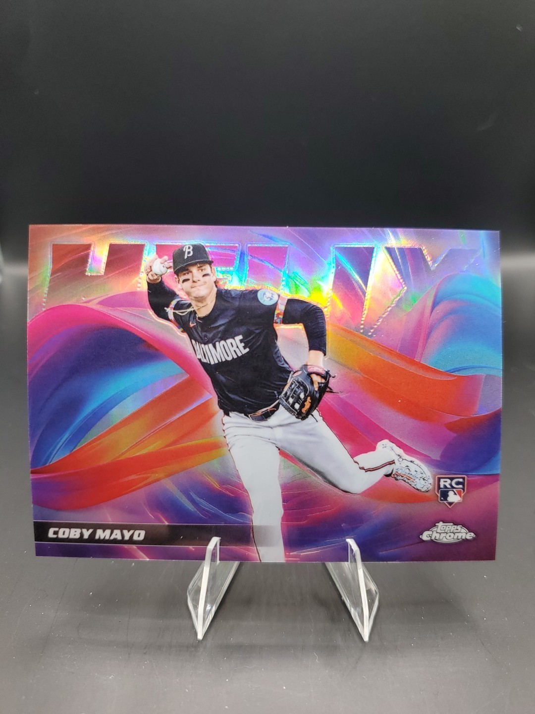2025 Topps Chrome - Helix Coby Mayo #HX-10 (RC) CASE HIT!