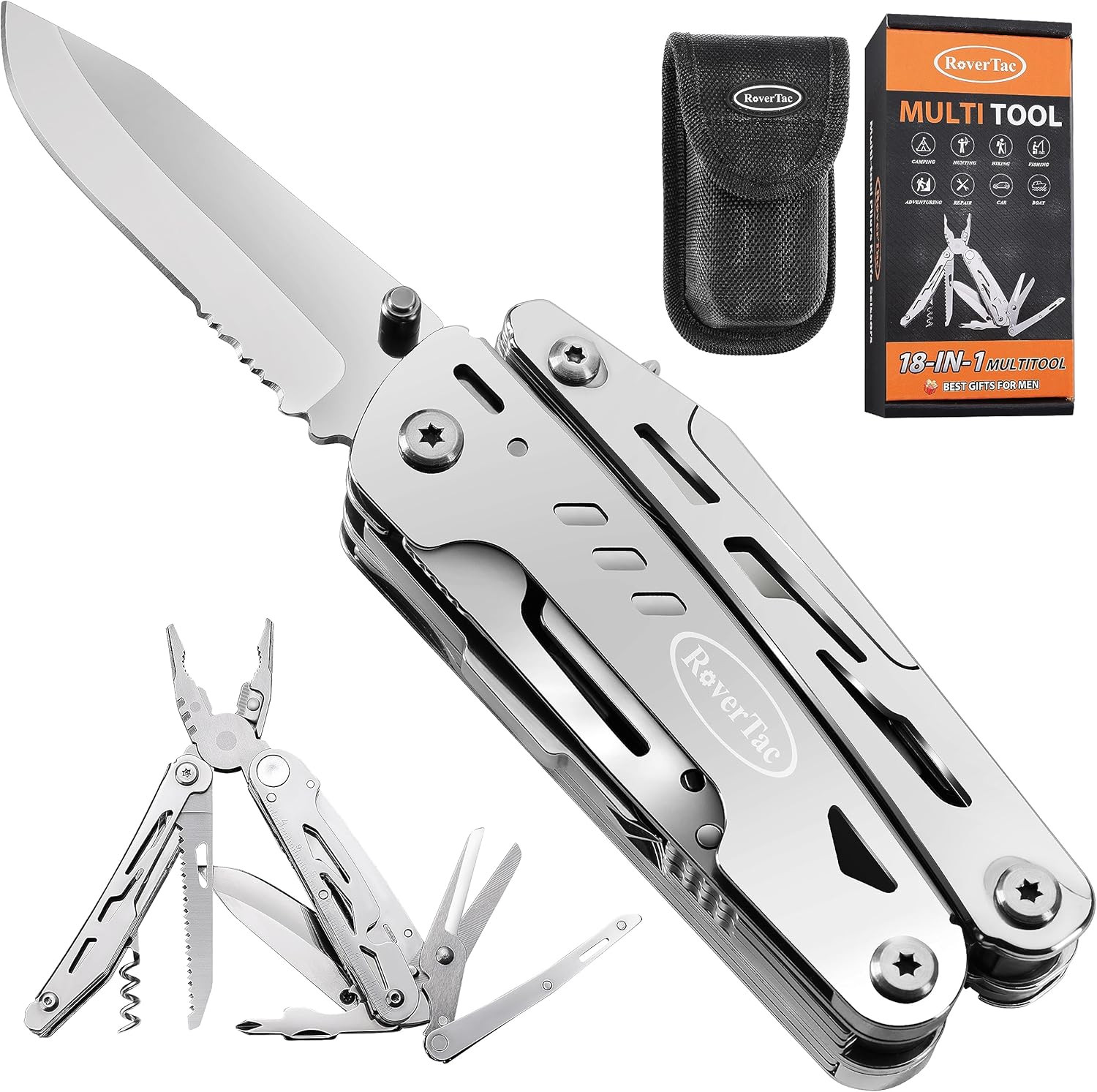Multitool 18 in 1 con Pinze e Cacciaviti: Strumento Indispensabile Fai-da-te