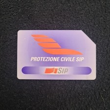 Schede Telefoniche Omaggio Protezione Civile OP 120 Usata Perfetta magnetica