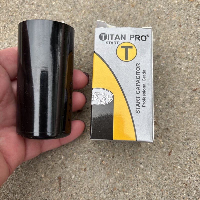 titan pro Start capacitor Tmj124