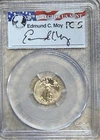 2015 PCGS MS70 $5 Gold Eagle 1/10 Oz First Strike. Signed by Edmund Moy