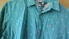 Volcom Button-Up Short Slv Shirt Youth XL/14 Green/Fun Zebra Stripe Casual *Flaw — photo 5