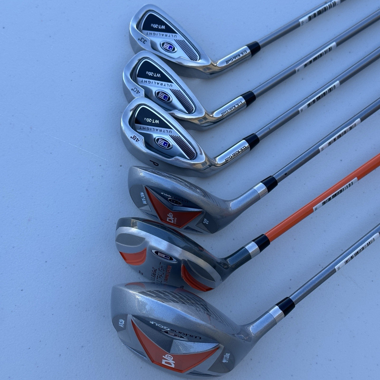 Club Left Handed Club Set Uskg Wt-20u 6,8,p,hybrid, Drivers