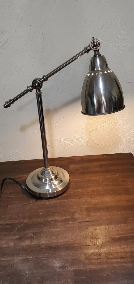 Ikea Barometer Desk Lamp Stainless Steel Silver Reading Table