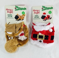 Guinea Pig Christmas Outfit Lot Squirrel with Scarf  Santa