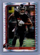 2025 Topps Chrome Football Pulsar Refractor Kyle Pitts #14 Atlanta Falcons