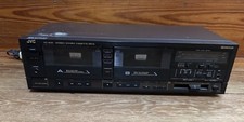 JVC TD-W30J Stereo Double Cassette Tape Deck Player Dubbing Recording