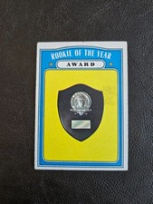 ROOKIE OF THE YEAR AWARD 1972 TOPPS BASEBALL CARD #625