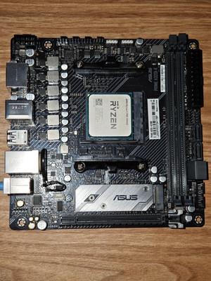 AMD Ryzen 5 PRO 3400GE + ASUS Prime A320I-K/CSM ITX Mainboard Bundle Vega 11