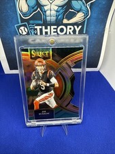 2023 Panini Select - Premier Level Joe Burrow #165 Black & Green Prizm Die-Cut