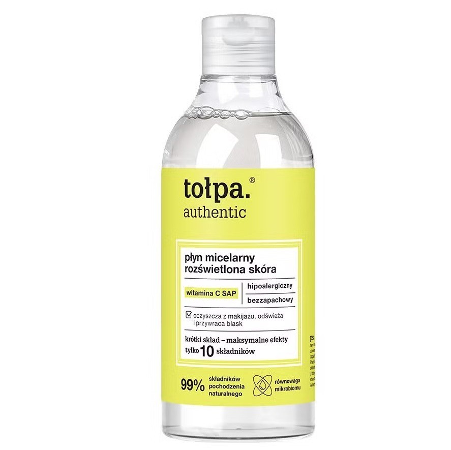 Tolpa Authentic Micellar Liquid Brightening Vit C For Dull Tired Skin 300ml